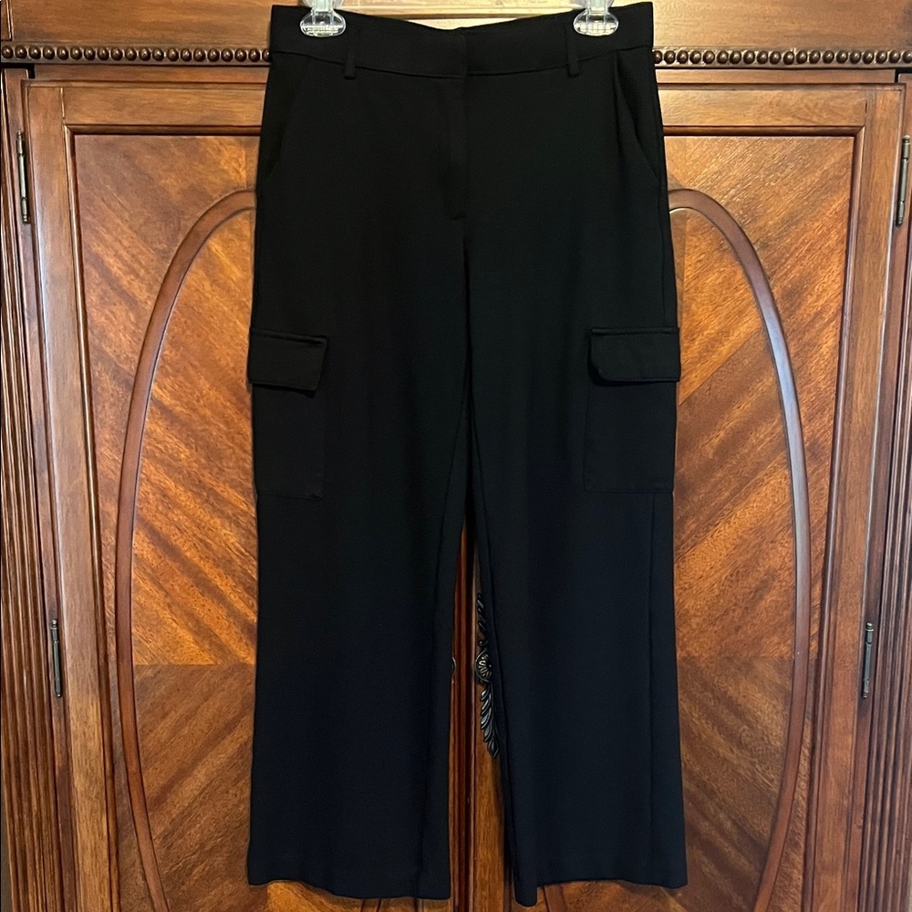 C by One Black Wide Leg Pants with Side Pockets